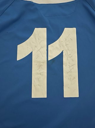 Camiseta deportiva Legea Italia Azul Dorsal 11 L