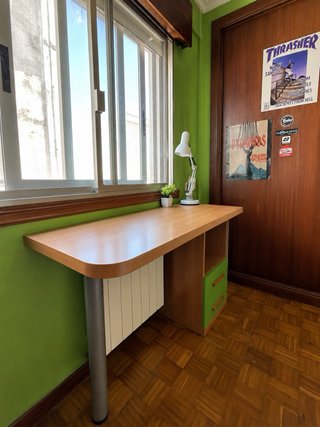 Escritorio Habitación (125x50) Madera y Metal