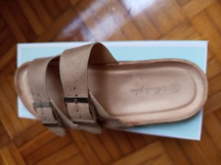 Sandalias Mads Plus hebillas marrones talla 37