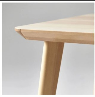 Mesa Lisabo Ikea Madera Clara