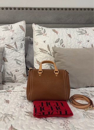 Bolso Carolina Herrera Marrón Piel Modelo Andy 5.
