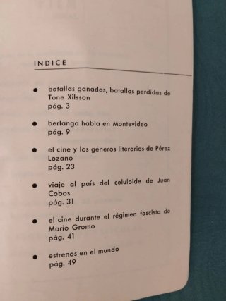 Revista Temas de Cine número 7, agosto de 1960