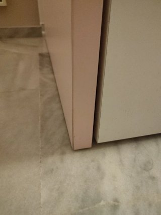 Cama nido rosa y blanca