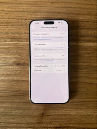 iPhone 16 Pro Max Plata
