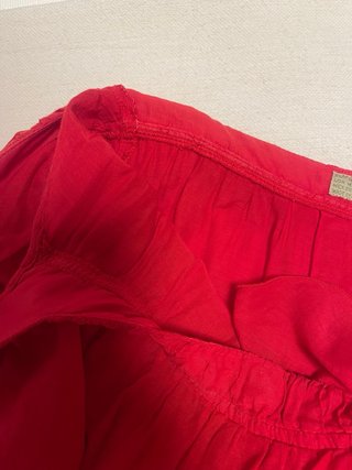Blusa Zara volantes hombros descubiertos