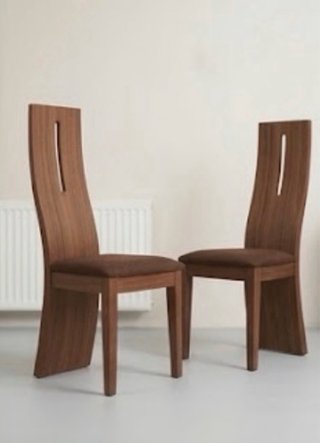 Juego de 6 sillas de comedor de madera