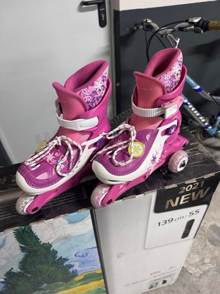 Patines ajustables niña 28-31 3 ruedas