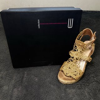 Sandalias de Esparto con cuña| (E-Collection)