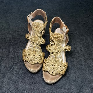 Sandalias de Esparto con cuña| (E-Collection)