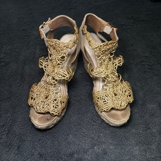 Sandalias de Esparto con cuña| (E-Collection)