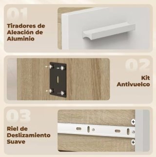 A ESTRENAR! Mueble recibidor con espejo y zapatero