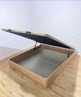 Cama 135x190 Canapé + Colchón + cabezal