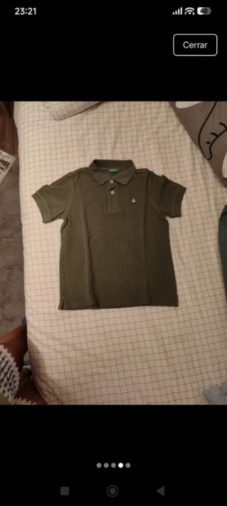 Lote 2 polos Benetton Talla 6 años
