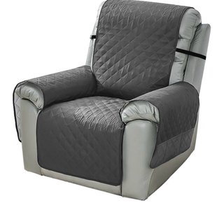 2 Sillones Reclinables Tela Gris