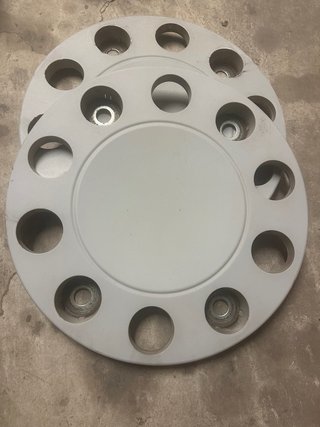 Tapacubos camión plástico gris