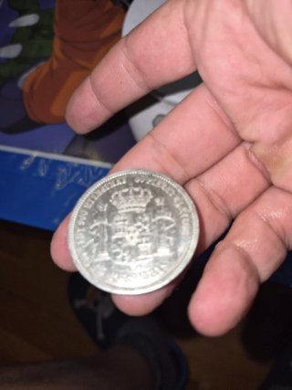 5 Pesetas Alfonso XII 1876 Original