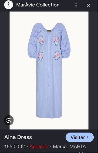 Vestido marca Maravic XS nueva colección