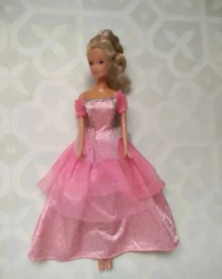 Lote 2 muñecas princesas rosas