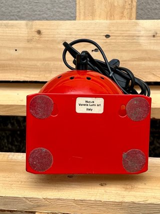 Lampada Space Age "Eyeball" Veneta Lumi – Rossa