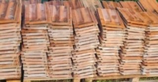 Teja plana rústica Fábrica Santo Tomas