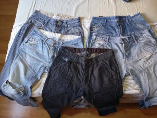 Lote 5 Pantalones G-Star RAW.