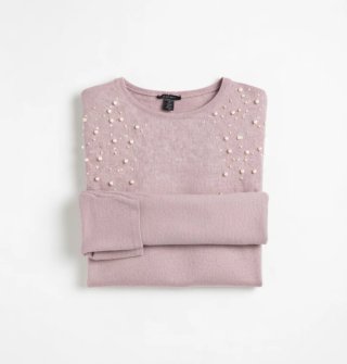 Jersey rosa perlas