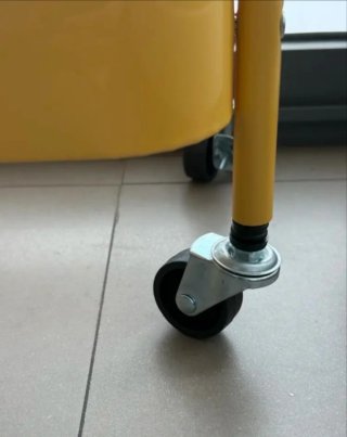 Carrito organizador/auxiliar amarillo