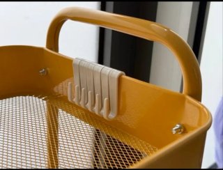 Carrito organizador/auxiliar amarillo