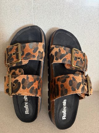 Sandalias Refresh Animal Print