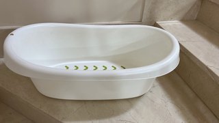Bañera para bebé blanca