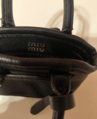 Charm per borse Miu Miu Aventure Nero