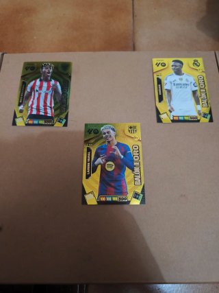 3 Cromos Balón de Oro Temporada 25-26