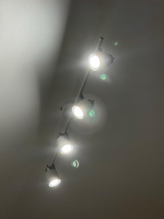 2 Lámparas Philips 4 focos LED (focos incluidos)