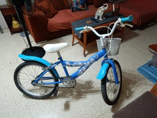 Bicicleta Infantil Frozen 20 Azul