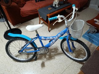 Bicicleta Infantil Frozen 20 Azul