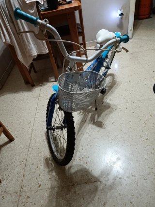 Bicicleta Infantil Frozen 20 Azul