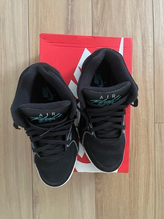 Nike Air Flight 89' Scarpe Uomo Nero/Turchese