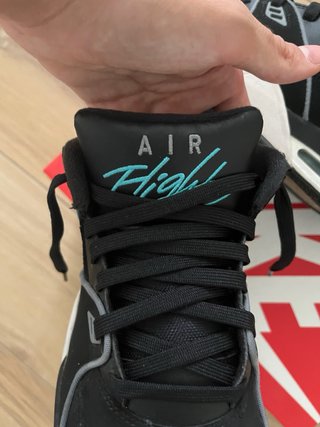 Nike Air Flight 89' Scarpe Uomo Nero/Turchese