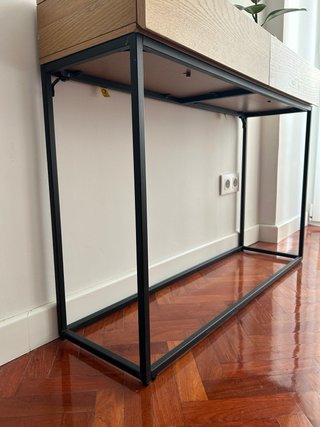 Aparador moderno madera y metal