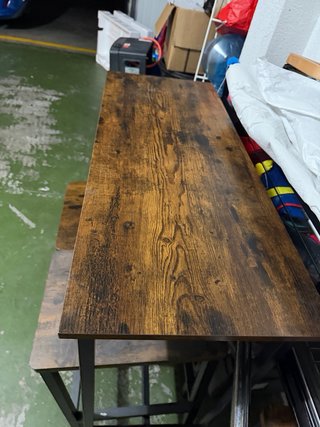 Mesa de comedor rústica madera