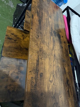 Mesa de comedor rústica madera