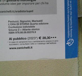 Zanichelli - L'ora di storia (Quarta edizione) 2