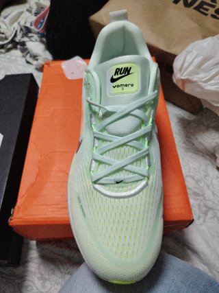 Nike Bambas Running Mujer Verde Naranja