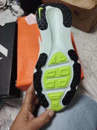 Nike Bambas Running Mujer Verde Naranja