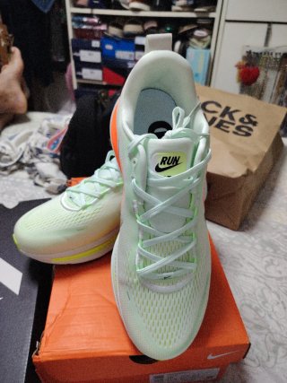Nike Bambas Running Mujer Verde Naranja
