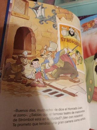 libro infantil Pinocho