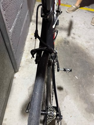 Bicicleta Orbea Avant Negra y Roja