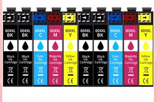 Cartuchos Tinta Epson 604XL BK C M Y