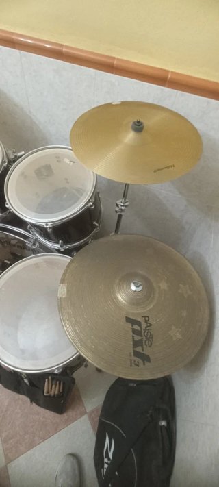 Batería+Platos paiste+Doble pedal mapex