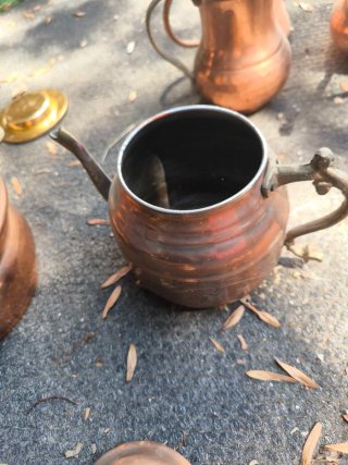 Juego de piezas de cobre